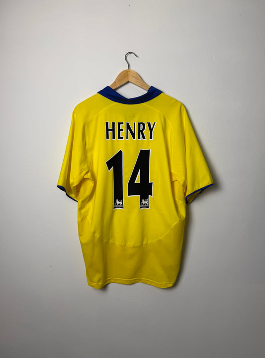 Thierry Henry Arsenal FC 2003-04 away football shirt (L)