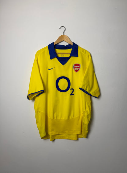 Thierry Henry Arsenal FC 2003-04 away football shirt (L)