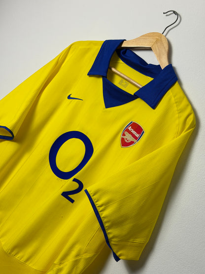 Thierry Henry Arsenal FC 2003-04 away football shirt (L)