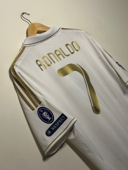 Cristiano Ronaldo Real Madrid CF 2011-12 home football shirt (XL)