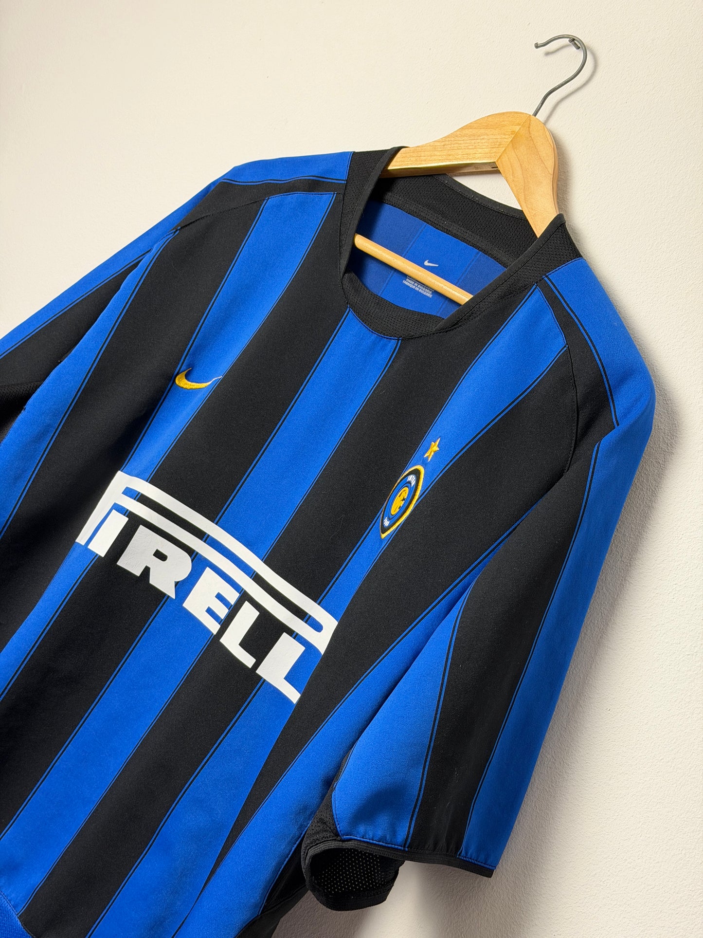 Adriano Inter Milan 2003-04 home football shirt (XL)