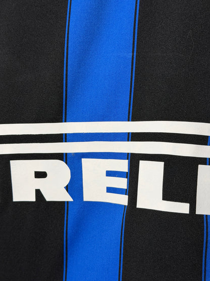 Adriano Inter Milan 2003-04 home football shirt (XL)