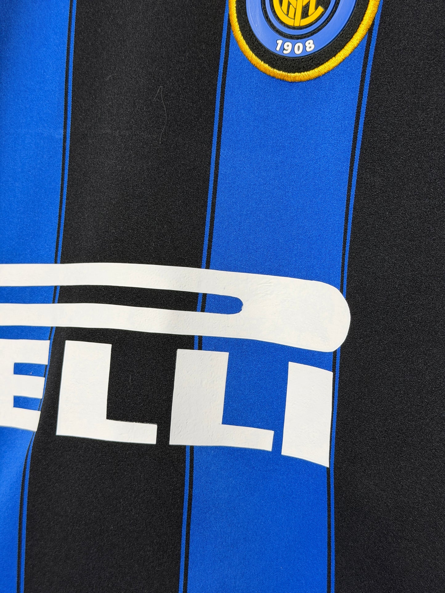 Adriano Inter Milan 2003-04 home football shirt (XL)