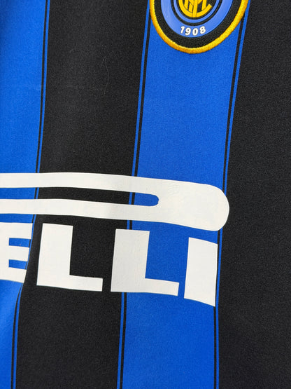 Adriano Inter Milan 2003-04 home football shirt (XL)