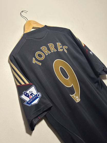 Fernando Torres Liverpool FC 2009-10 away football shirt (XL)