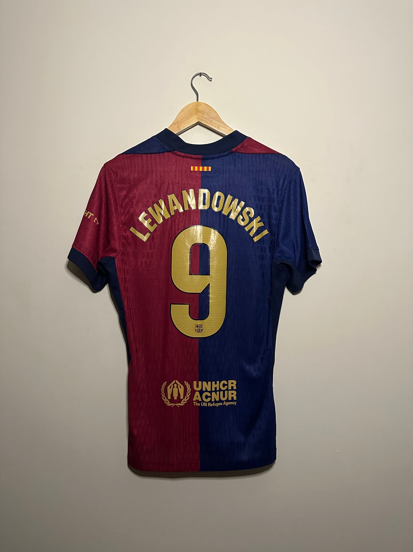 Robert Lewandowski FC Barcelona DRI-FIT ADV home football shirt (M)