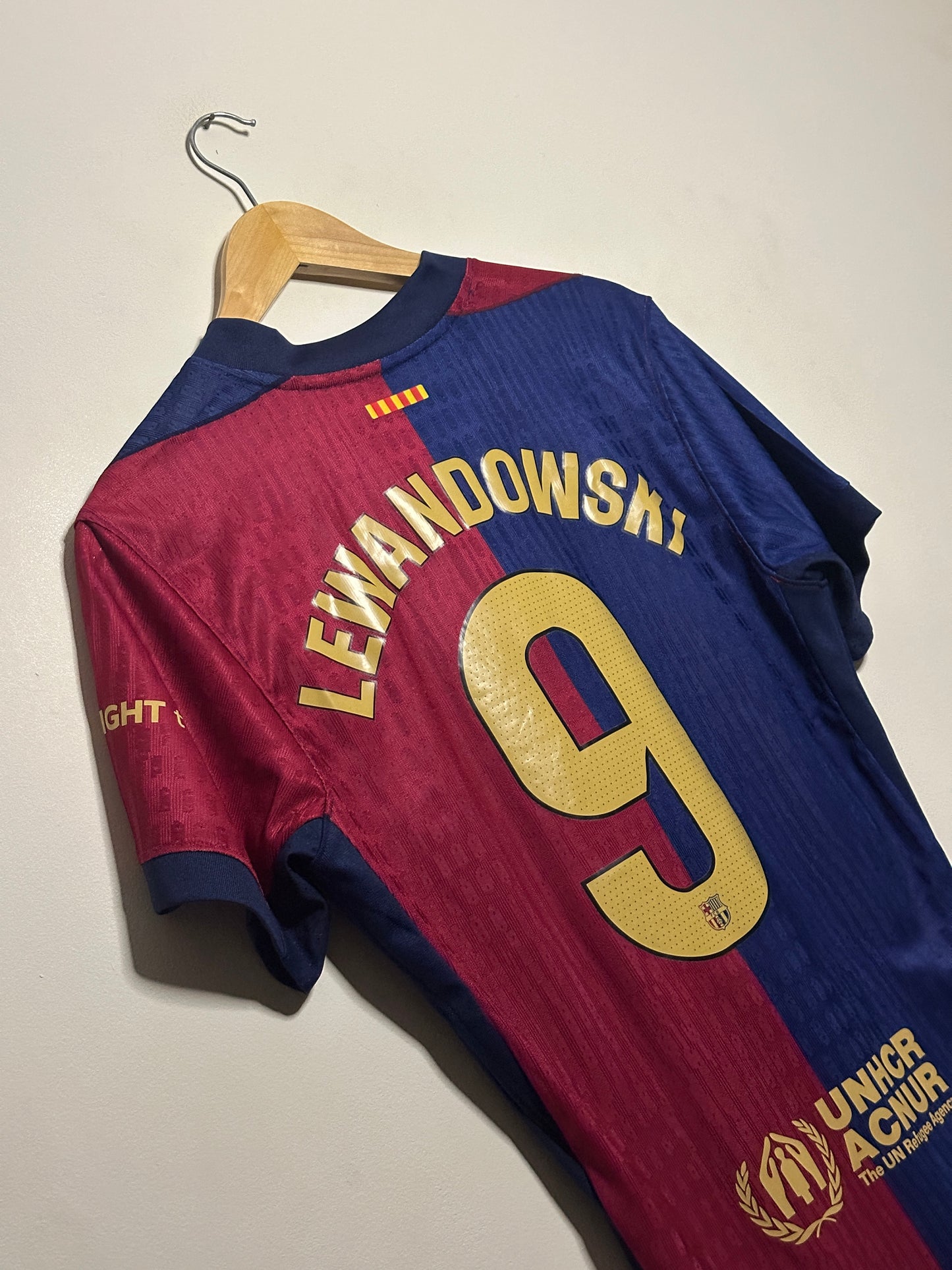 Robert Lewandowski FC Barcelona DRI-FIT ADV home football shirt (M)