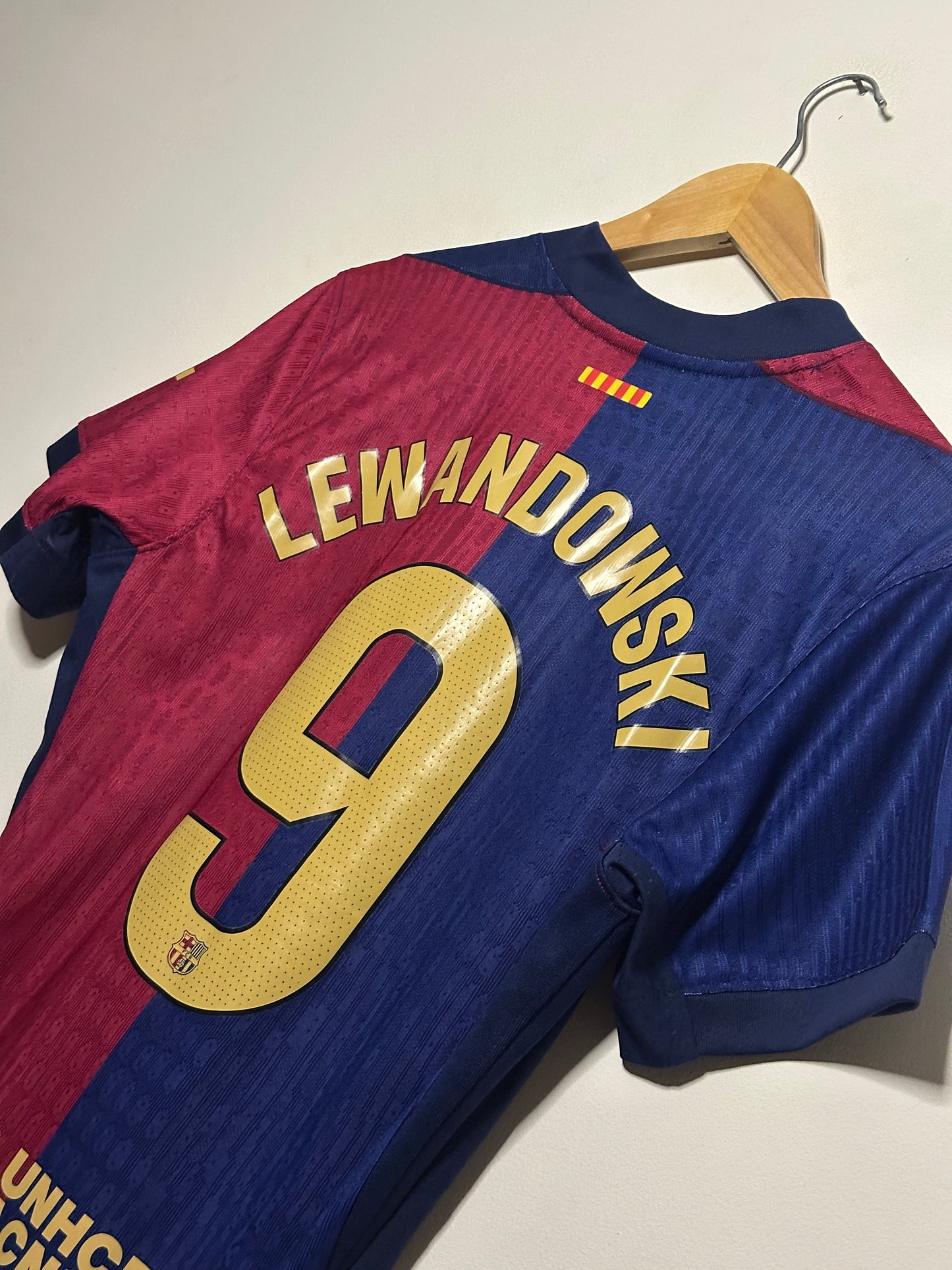Robert Lewandowski FC Barcelona DRI-FIT ADV home football shirt (M)