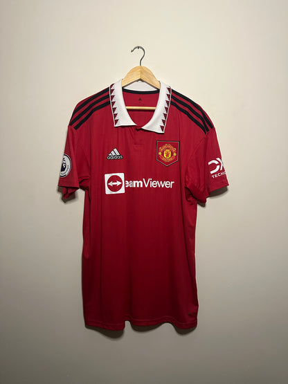 Marcus Rashford Manchester United 2022-23 home football shirt (XL)