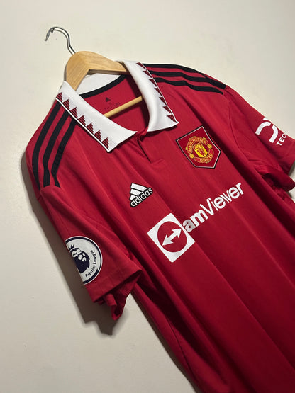 Marcus Rashford Manchester United 2022-23 home football shirt (XL)