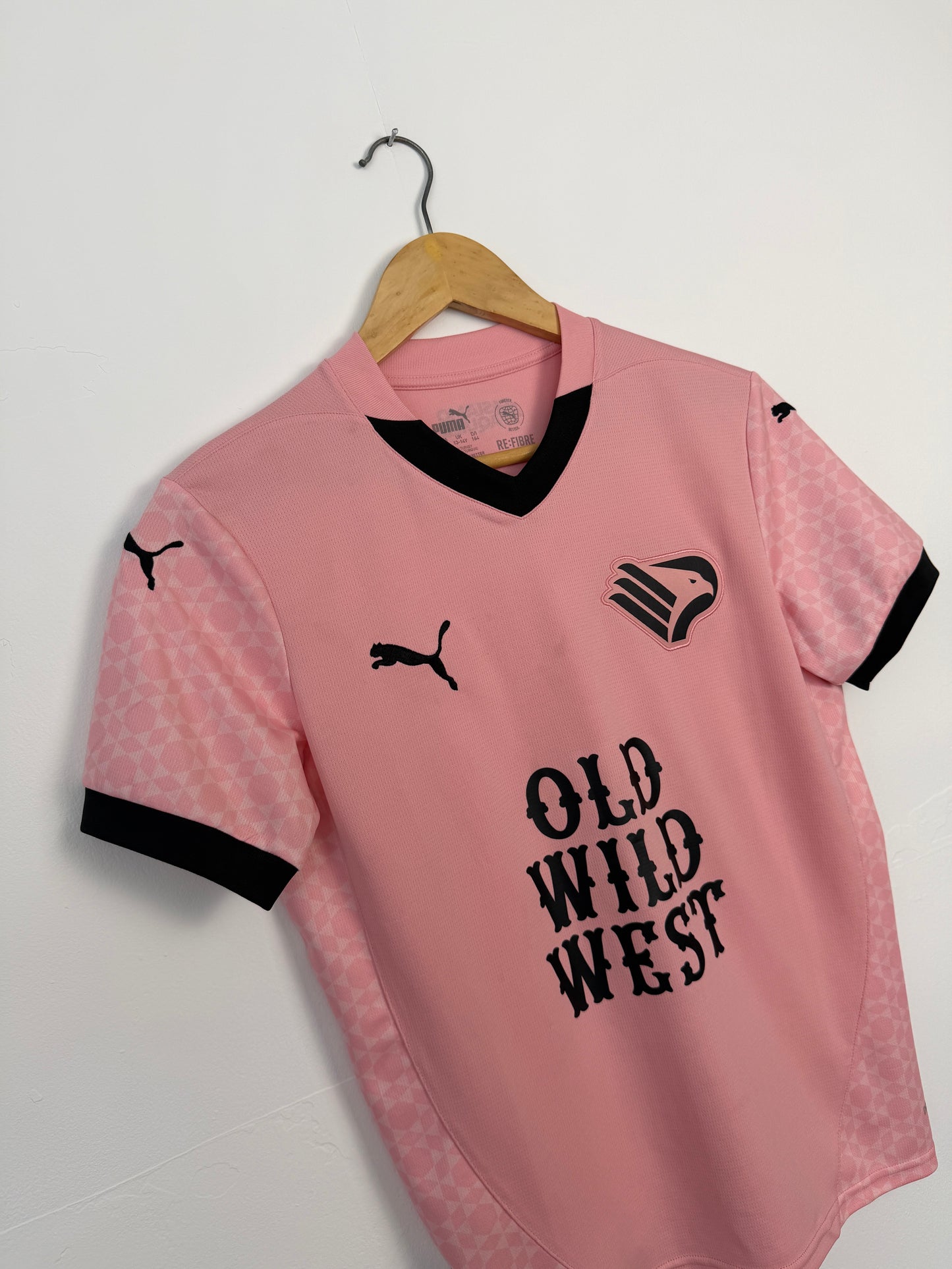 Palermo FC 2024-25 home football shirt (13-14Y)