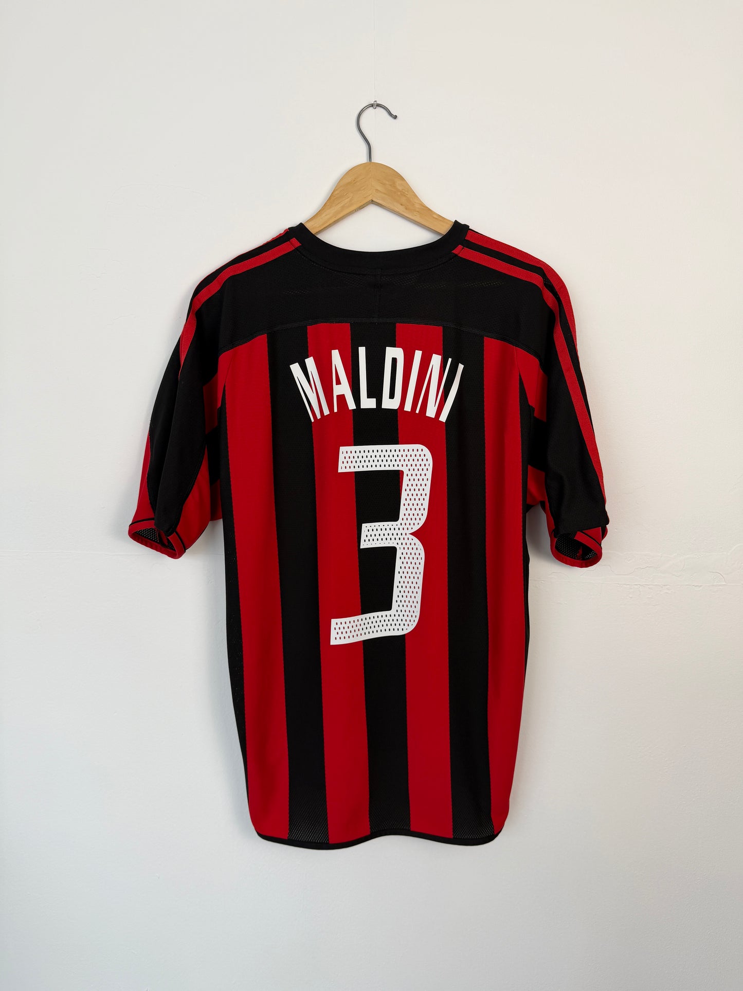 Paolo Maldini AC Milan 2003-04 home football shirt (M)