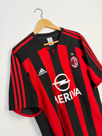 Paolo Maldini AC Milan 2003-04 home football shirt (M)
