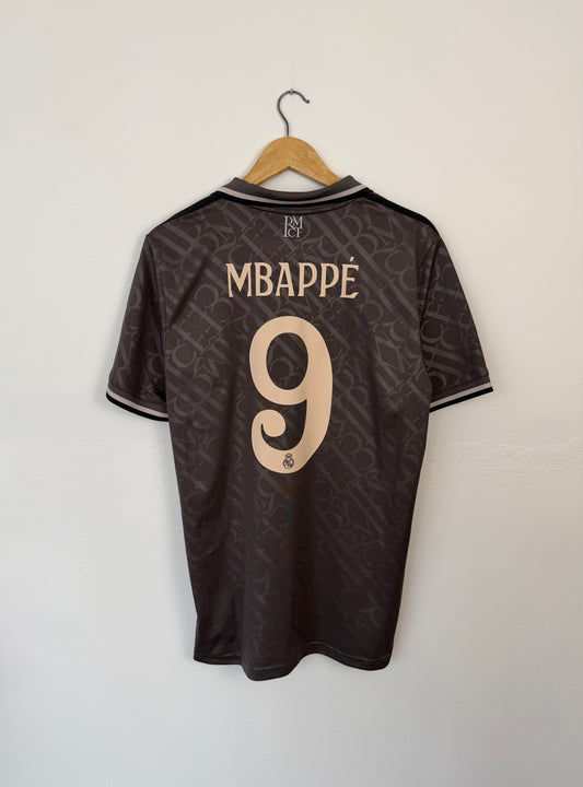 Kylian Mbappe Real Madrid CF 2024-25 third football shirt (L)