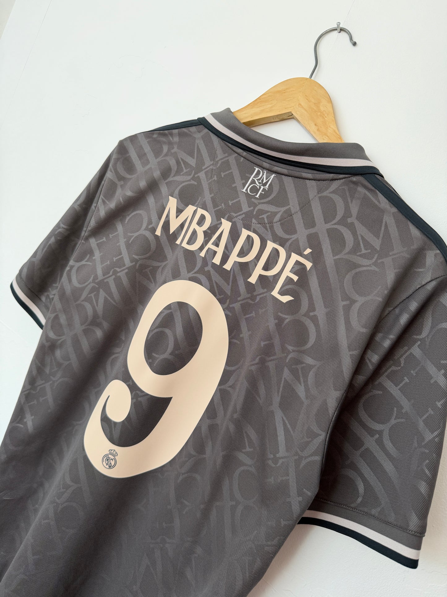 Kylian Mbappe Real Madrid CF 2024-25 third football shirt (L)