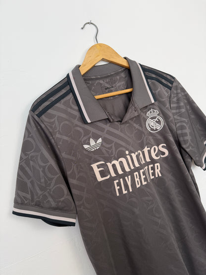 Kylian Mbappe Real Madrid CF 2024-25 third football shirt (L)