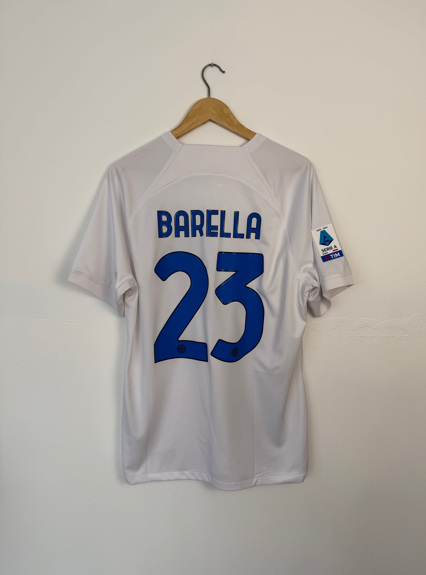 Nicolo Barella Inter Milan 2023-24 away football shirt (L)