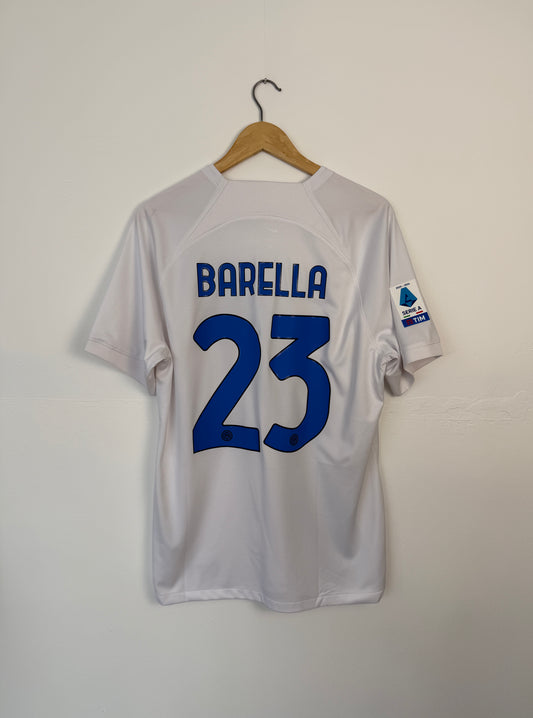 Nicolo Barella Inter Milan 2023-24 away football shirt (L)