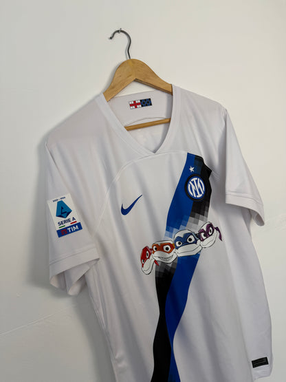 Nicolo Barella Inter Milan 2023-24 away football shirt (L)
