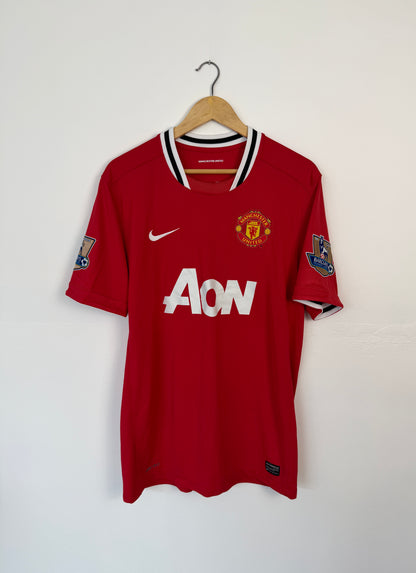 Paul Pogba Manchester United 2011-12 home football shirt (L)