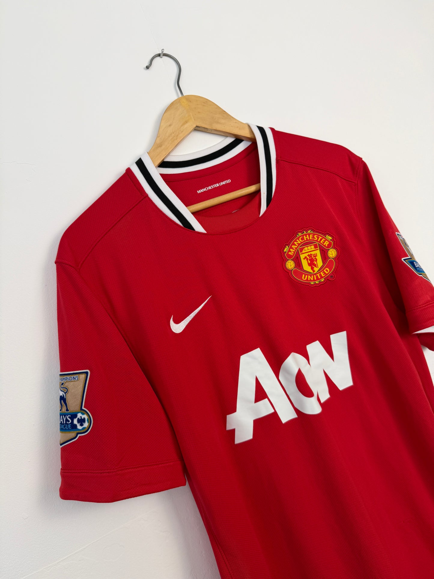 Paul Pogba Manchester United 2011-12 home football shirt (L)