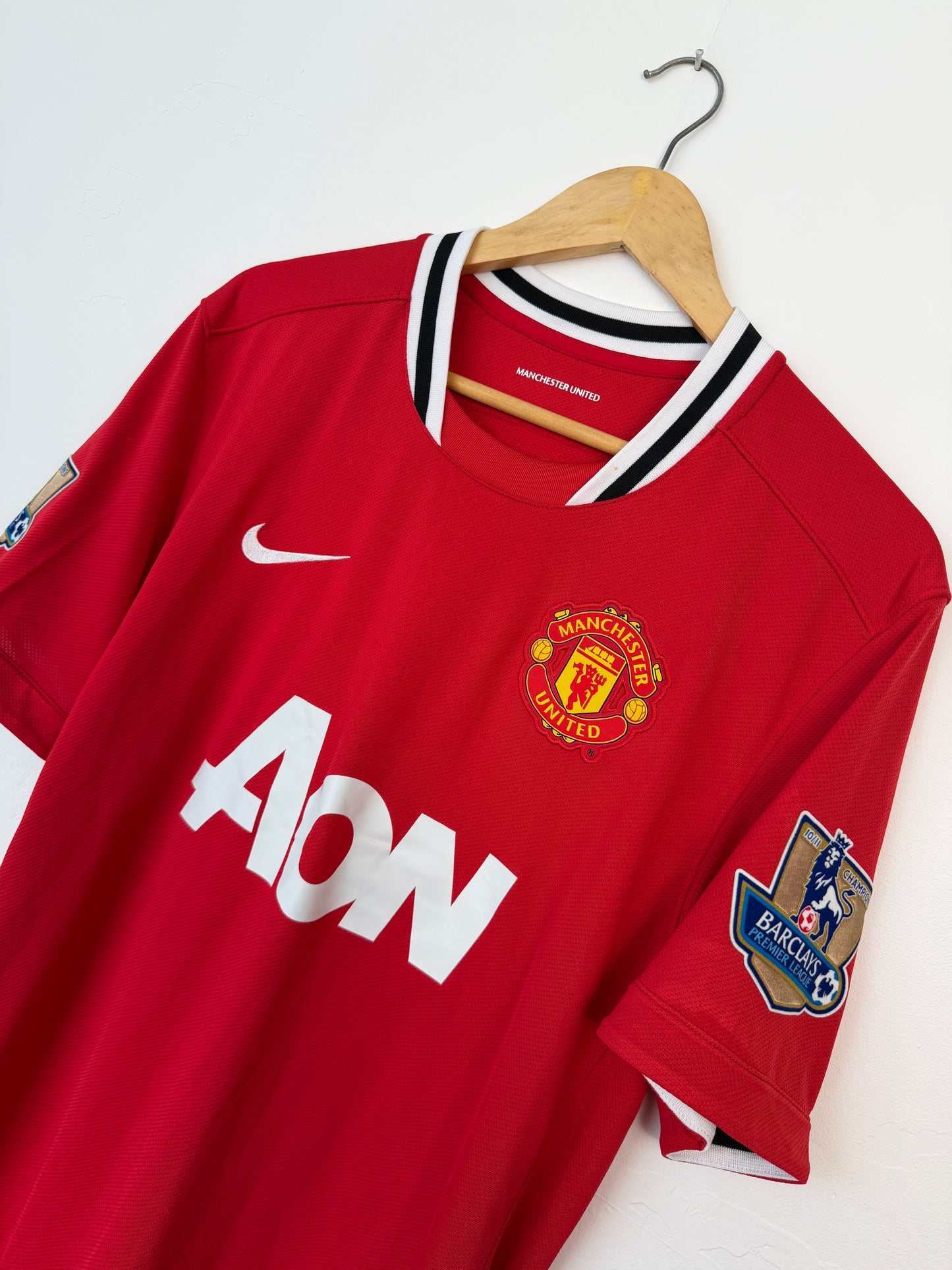 Paul Pogba Manchester United 2011-12 home football shirt (L)