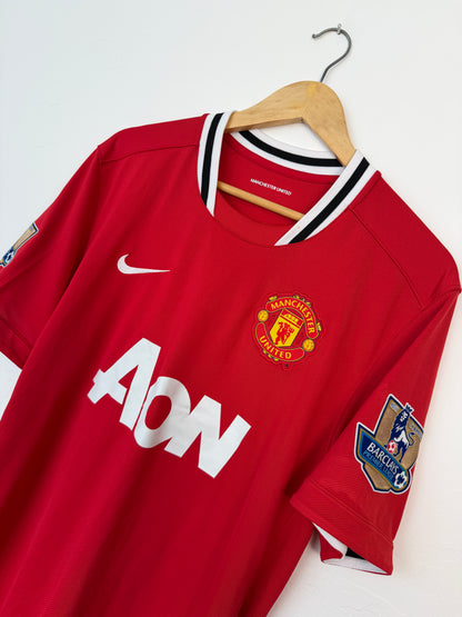 Paul Pogba Manchester United 2011-12 home football shirt (L)