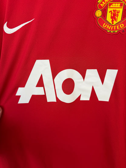Paul Pogba Manchester United 2011-12 home football shirt (L)