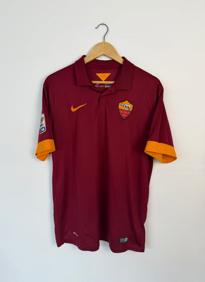 Seydou Doumbia AS Roma 2014-15 home football shirt (L)