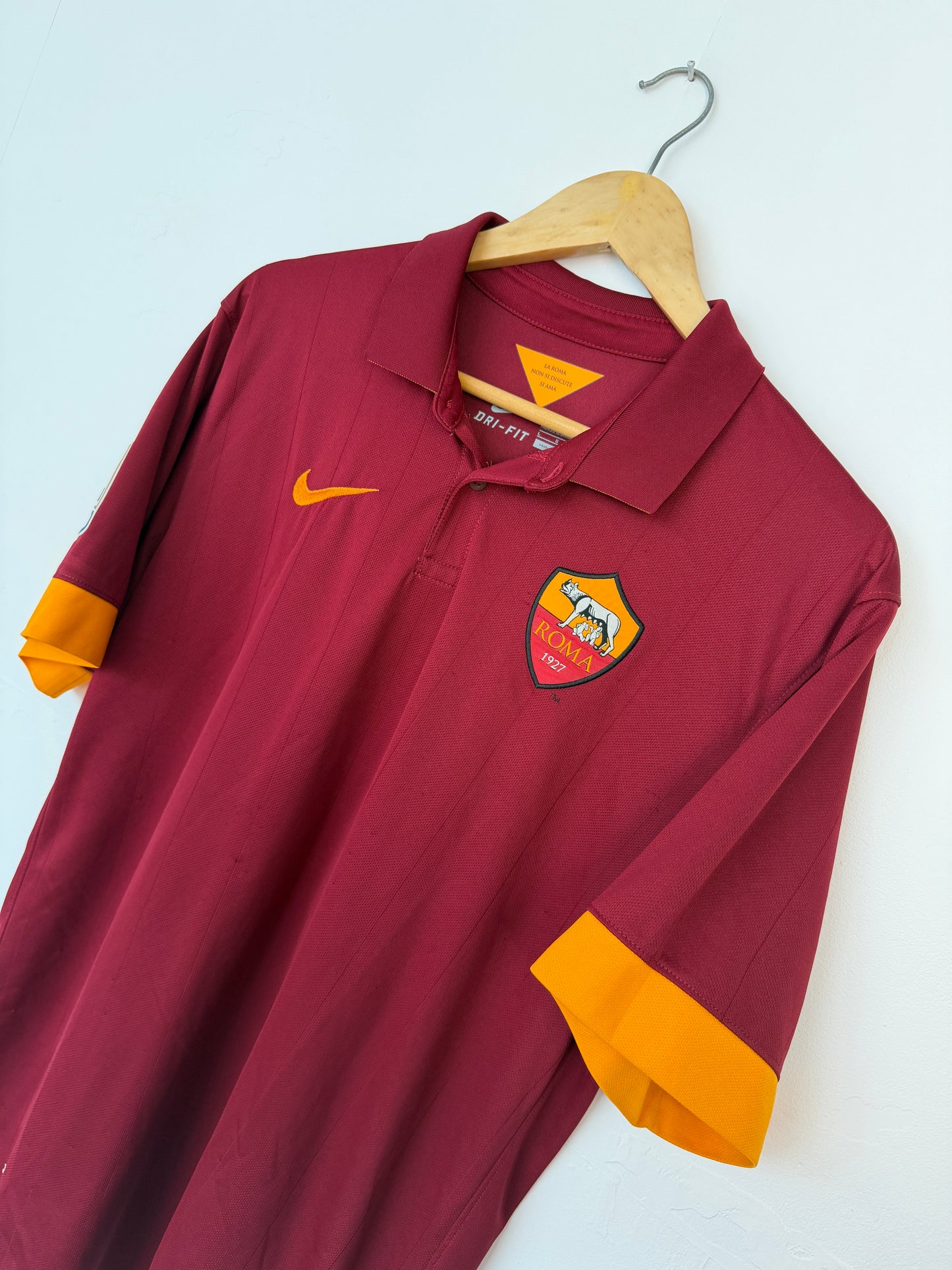 Seydou Doumbia AS Roma 2014-15 home football shirt (L)