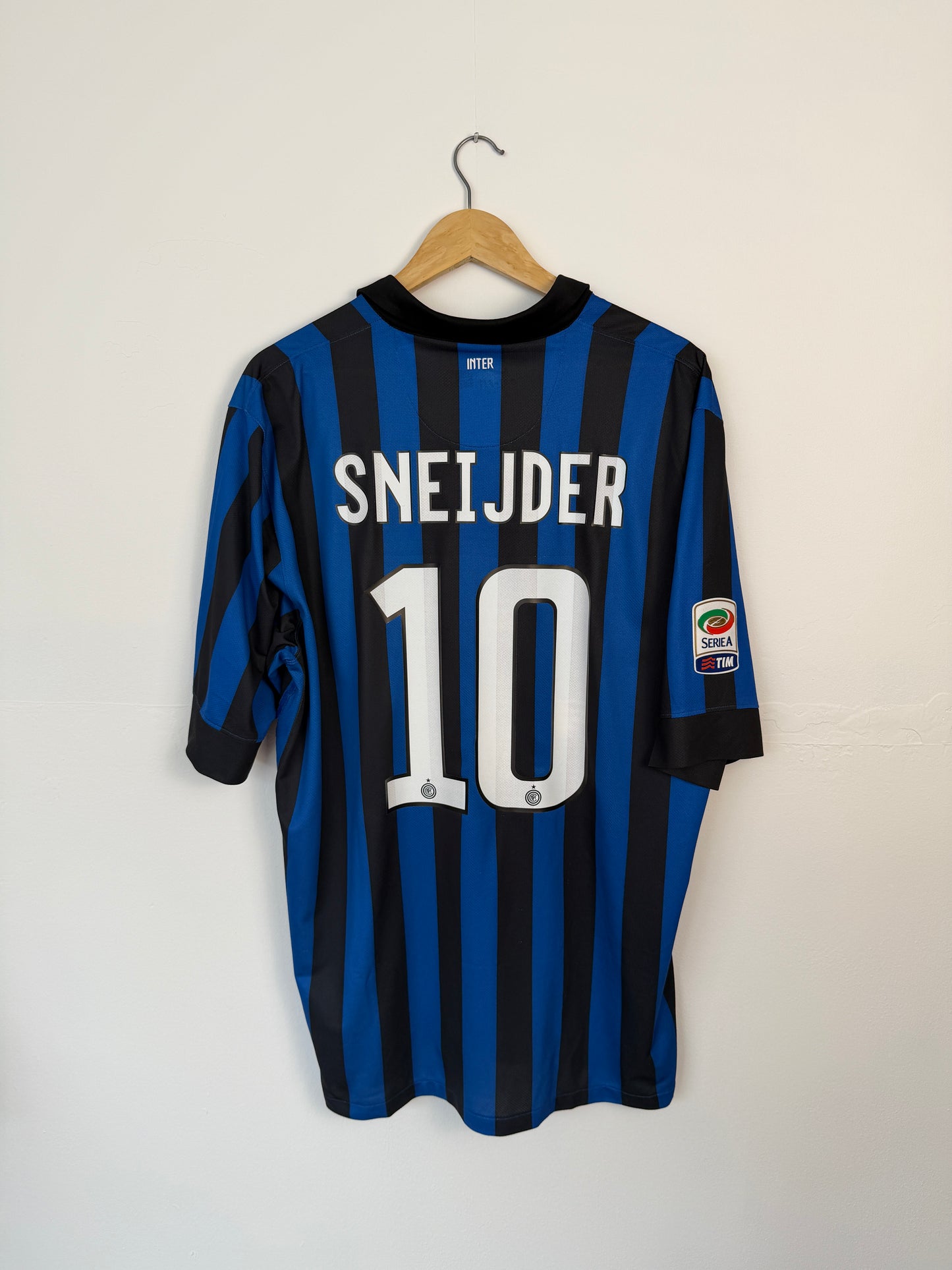 Wesley Sneijder Inter Milan 2011-12 home football shirt (XL)