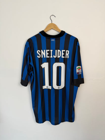Wesley Sneijder Inter Milan 2011-12 home football shirt (XL)