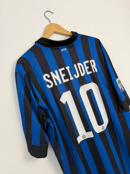 Wesley Sneijder Inter Milan 2011-12 home football shirt (XL)