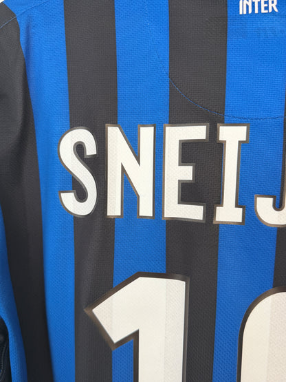 Wesley Sneijder Inter Milan 2011-12 home football shirt (XL)
