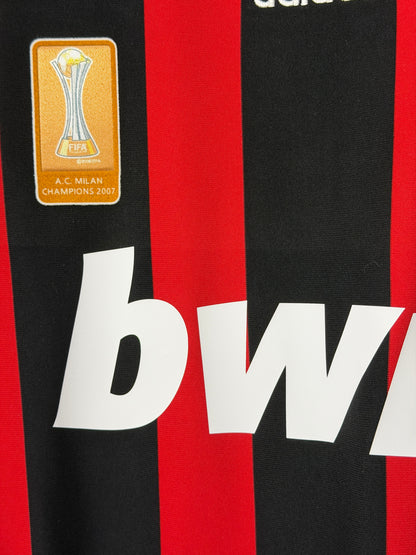 Ronaldinho AC Milan 2008-09 home football shirt (M)
