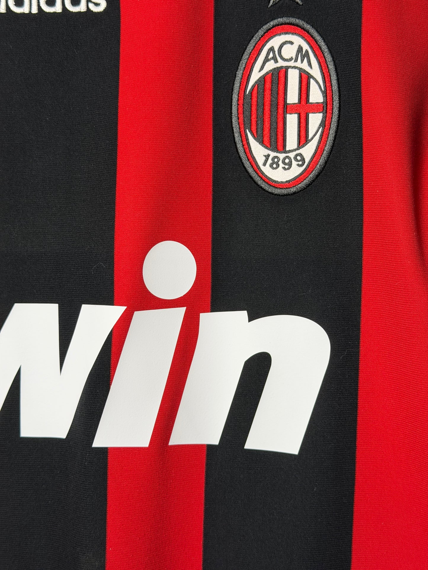 Ronaldinho AC Milan 2008-09 home football shirt (M)