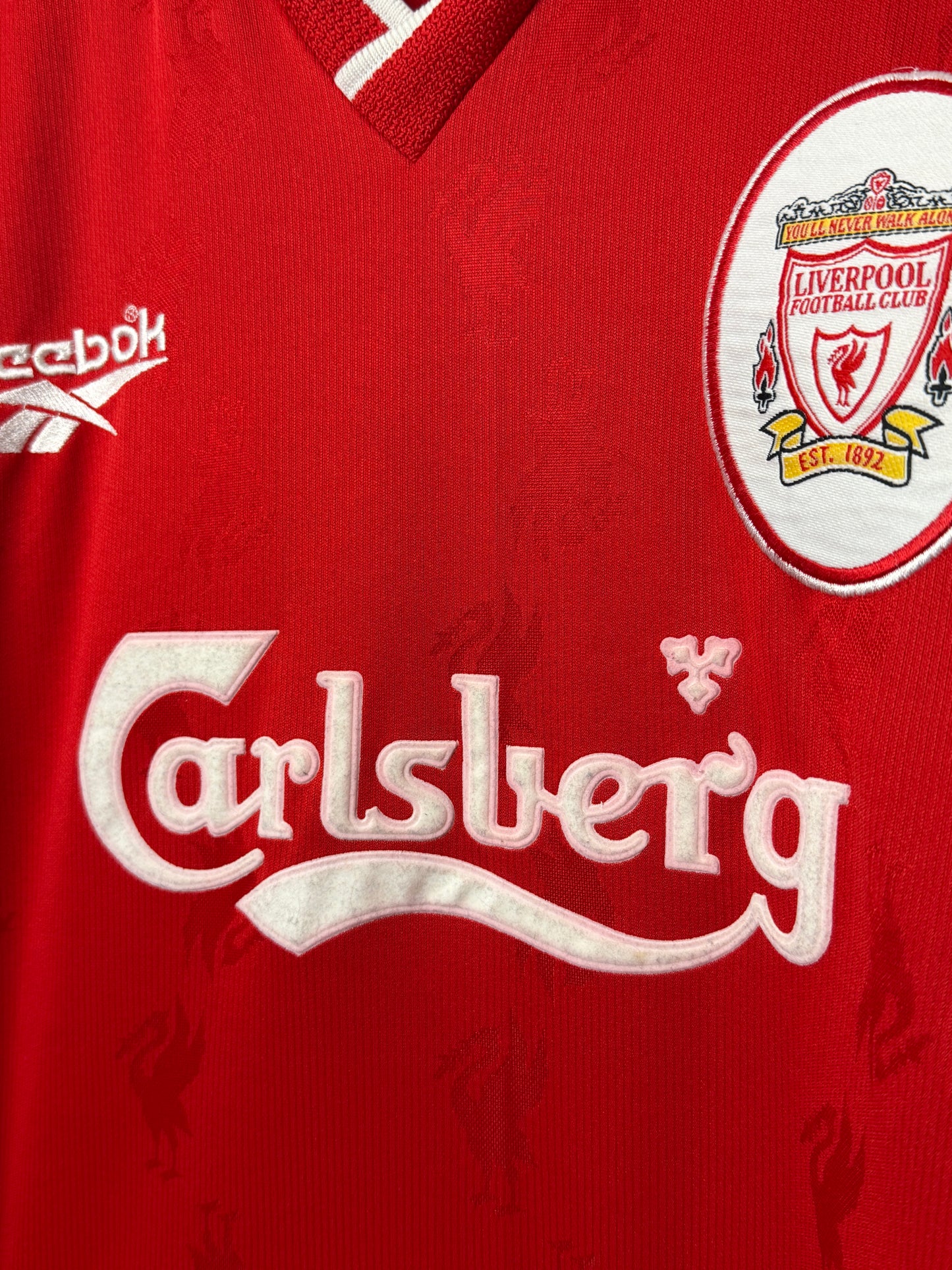 Liverpool FC 1996-98 home football shirt (L)