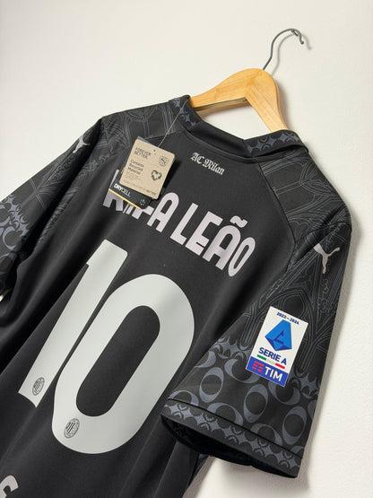 Rafa Leao AC Milan x Pleasures 2023-24 fourth football shirt (L)