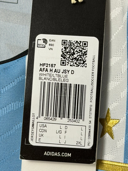 Lionel Messi Argentina 2022 home football shirt (L)