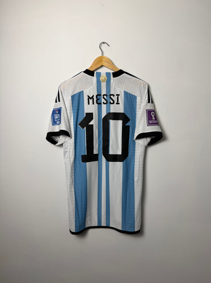 Lionel Messi Argentina 2022 home football shirt (L)