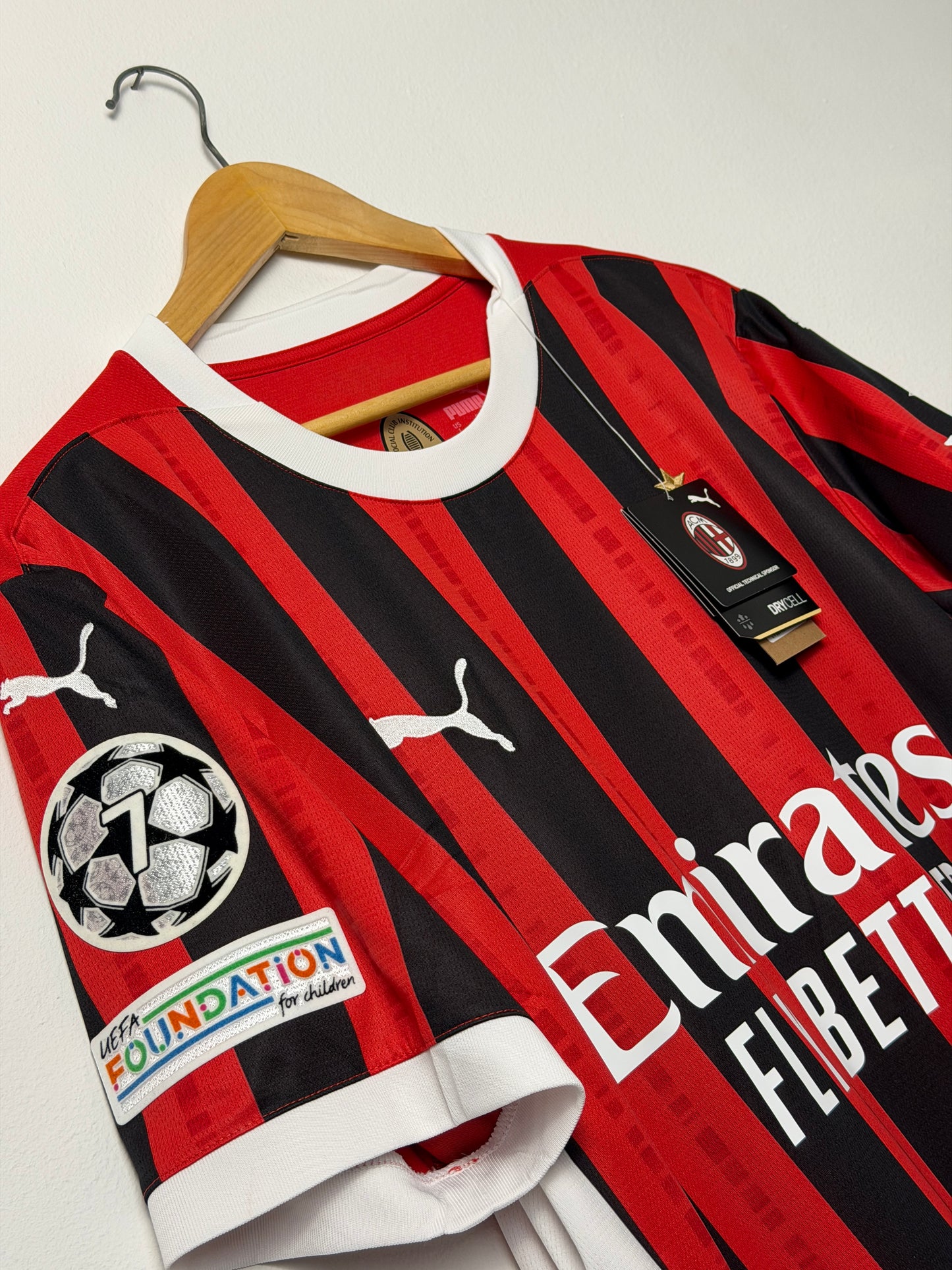 Rafa Leao AC Milan 2024-25 home football shirt (L)