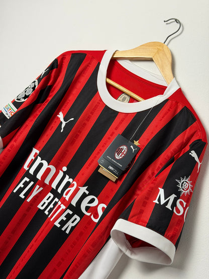 Rafa Leao AC Milan 2024-25 home football shirt (L)