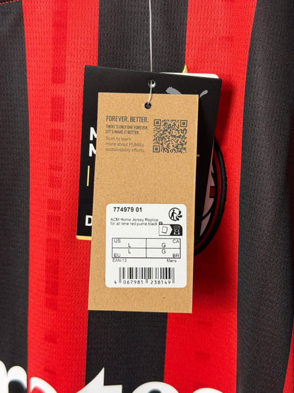 Rafa Leao AC Milan 2024-25 home football shirt (L)