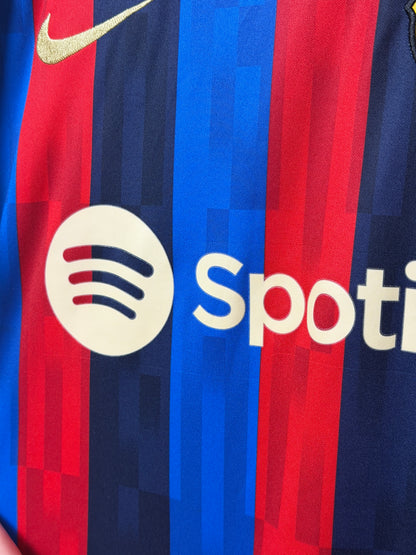 Robert Lewandowski FC Barcelona 2022-23 home football shirt (XL)