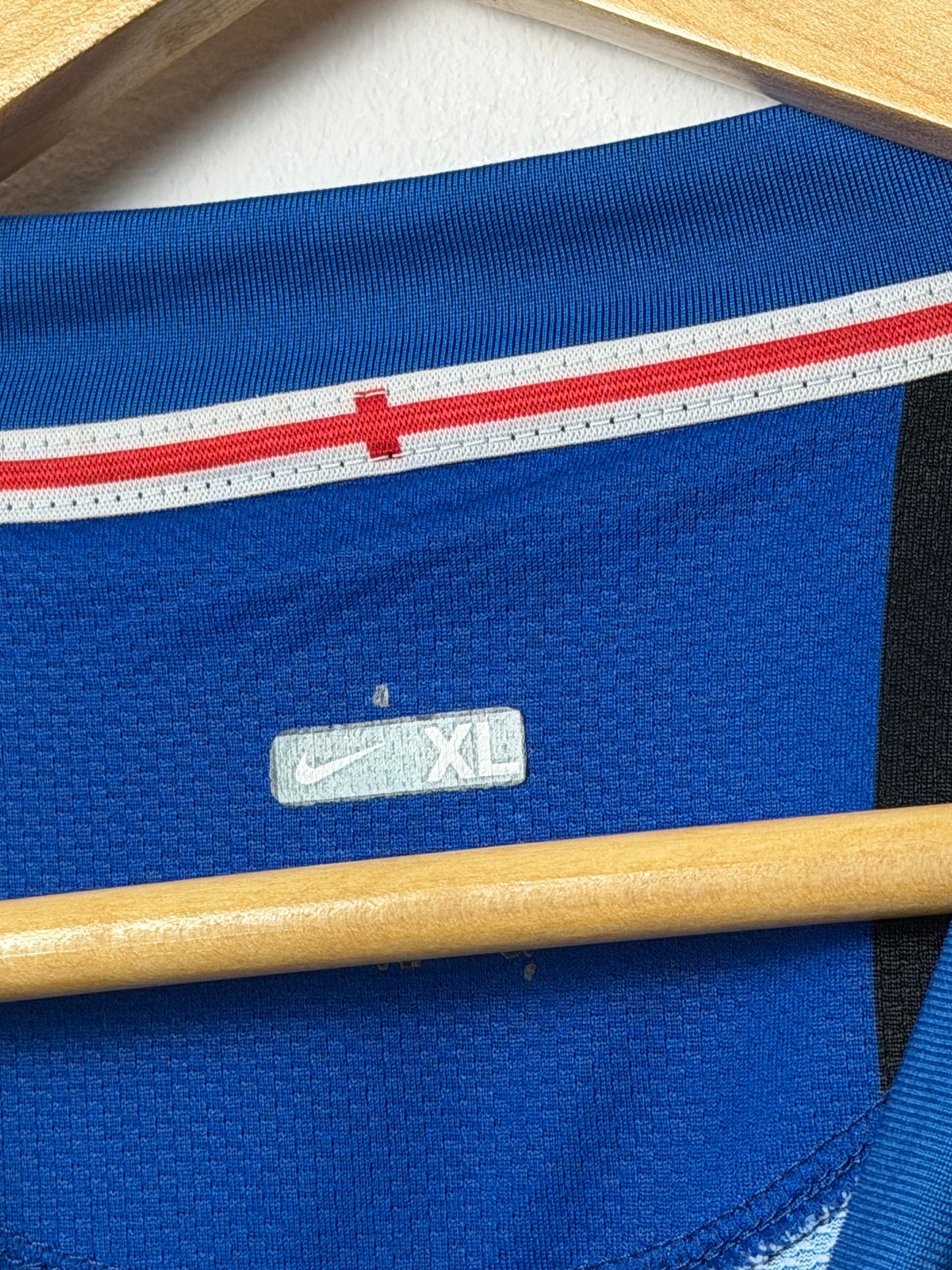 Adriano Inter Milan 2008-09 home football shirt (XL)