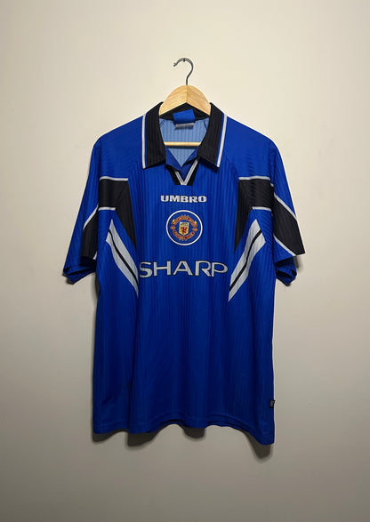 David Beckham Manchester United 1996-98 third football shirt (XL)