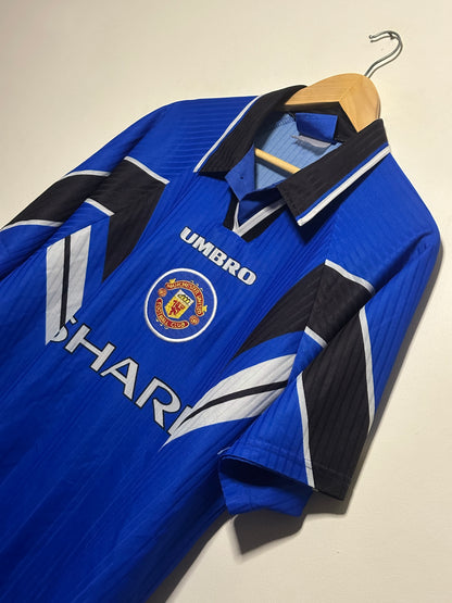 David Beckham Manchester United 1996-98 third football shirt (XL)