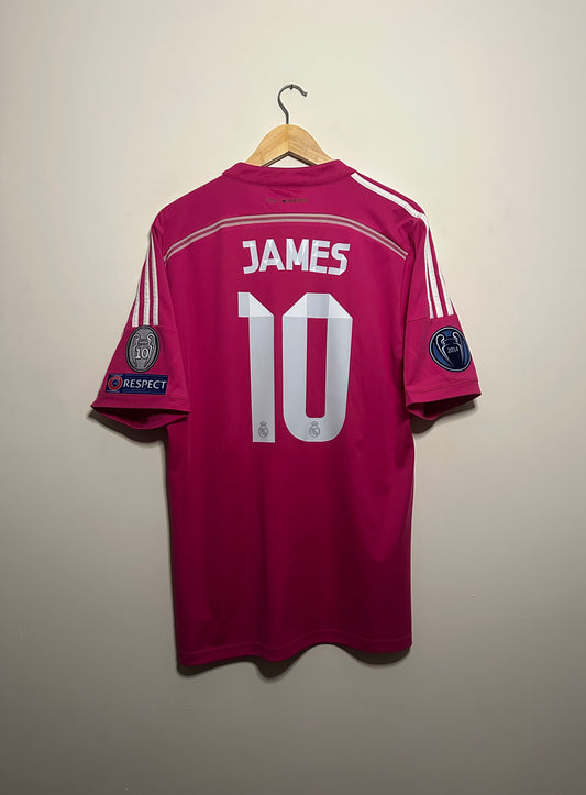 James Rodriguez Real Madrid 2014-15 away football shirt (L)