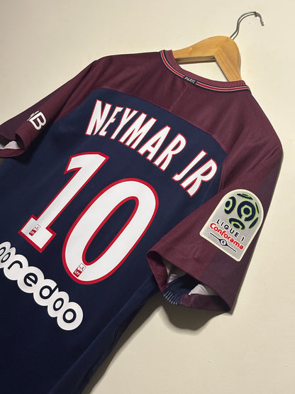 Neymar JR PSG 2017-18 home football shirt (M)