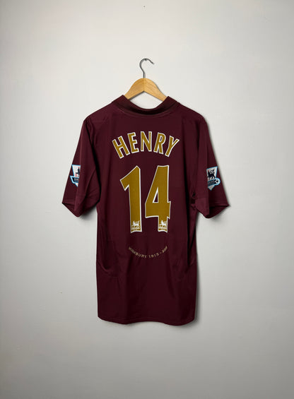 Thierry Henry Arsenal FC 2005-06 home football shirt (L)